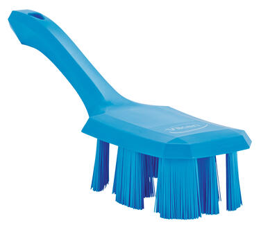 BROSSE A MAIN UST MANCHE COURT 26CM FIBRE DURE BLEU