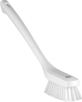 BROSSE ALIMENTAIRE MANCHE LONG 42CM FIBRE DURE BLANC