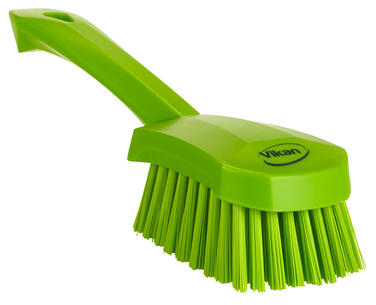 BROSSE A MAIN MANCHE COURT 27CM FIBRE DURE ANIS