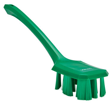 BROSSE A MAIN UST MANCHE LONG 39CM FIBRE DURE VERT