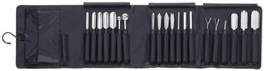 SET DE 20 OUTILS À SCULPTER INOX