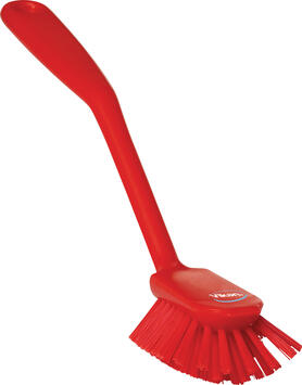 BROSSE A VAISSELLE ALIMENTAIRE 28CM FIBRE MEDIUM ROUGE