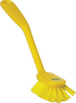BROSSE A VAISSELLE ALIMENTAIRE 28CM FIBRE MEDIUM JAUNE