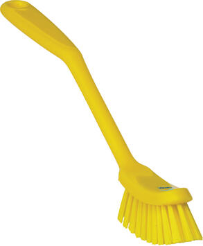 BROSSE A VAISSELLE ALIMENTAIRE 29CM FIBRE MEDIUM JAUNE