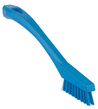 BROSSE ALIMENTAIRE 20CM FIBRE EXTRA DURE BLEU