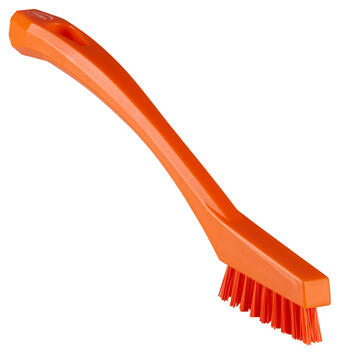 BROSSE ALIMENTAIRE 20CM FIBRE EXTRA DURE ORANGE