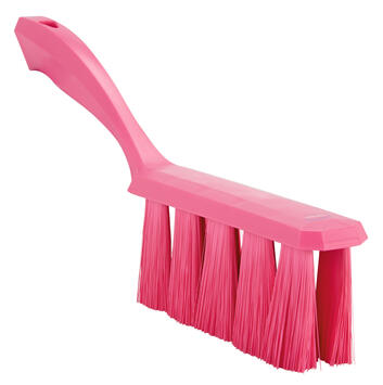 BALAYETTE ALIMENTAIRE UST 33CM FIBRE SOUPLE ROSE