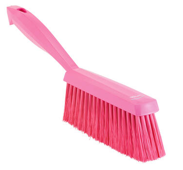 BALAYETTE ALIMENTAIRE 33CM FIBRE SOUPLE ROSE
