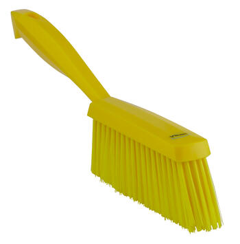 BALAYETTE ALIMENTAIRE 33CM FIBRE SOUPLE JAUNE