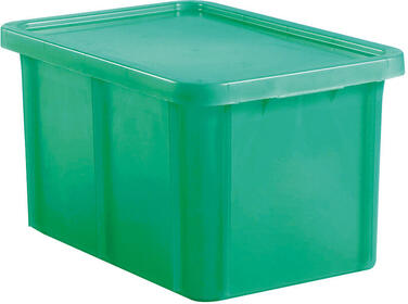 BACS HACCP AVEC COUVERCLE 600X400 HAUTEUR 33 CM 55 VERT