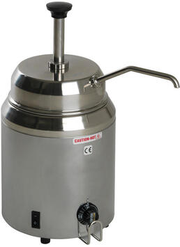 BAIN-MARIE À POMPE AVEC BOL 2.8 POUR SAUCE CHOCOLAT