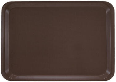 PLATEAU FAST FOOD 37 X 26 CM CHOCOLAT