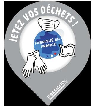 STICKERS GESTES BARRIERES POUR SUPPORT SAC COLLEC X10