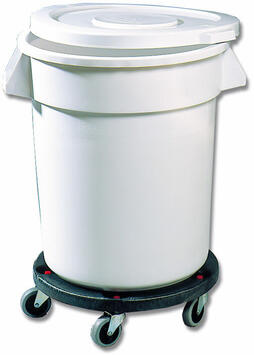 BRUTE® COUVERCLE POUR CONTENEUR ROND BLANC