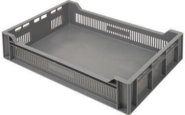 MANNE PÂTISSIÈRE GRISE 600X400 HAUTEUR 12 CM 20