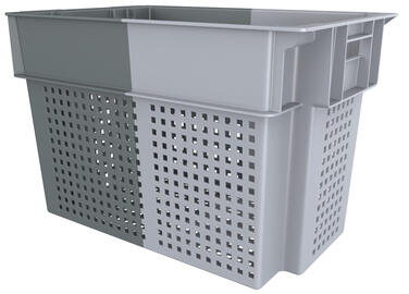 MANNE GERBABLE EMBOÎTABLE PAINS COURTS 600X400 HAUTEUR 40CM 70 L