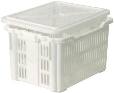 COUVERCLE POUR BAC GERBABLE EMBOÎTABLE 520X400 BLANC