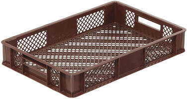 BAC AJOURÉ SPÉCIAL BP 600X400 HAUTEUR 10 CM MARRON