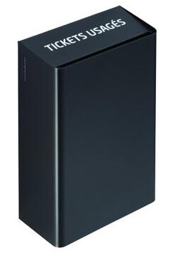 COLLECTEUR DE TICKETS COLLECTIK 5L GRIS MANGANESE