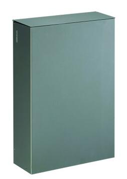 POUBELLE MURALE STELLA 20L GRIS METAL