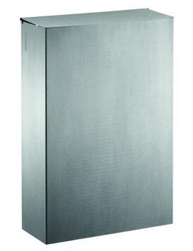 POUBELLE MURALE AXOS 20L AVEC ETRIER INOX BROSSE