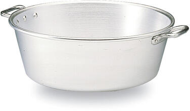 BASSINE LANDAISE ALUMINIUM À ANSES 40 CM