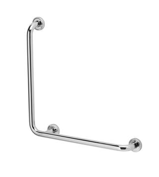 BARRE DE RELEVEMENT GAUCHE ANGLE 90 DEGRÉ 45X65CM INOX BISKA