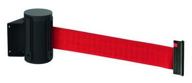 BARRIERE MURALE PACEO AVEC SANGLE RETRACTABLE 3M GRIS / ROUGE