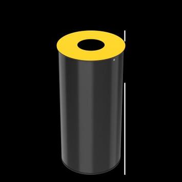 CORBEILLE NEOTRI 50L JAUNE