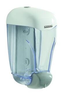 DISTRIBUTEUR MANUEL SAVON À RÉSERVOIR OLEANE TRANSPARENT 800ML