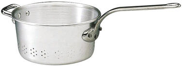 PASSOIRE EN ALUMINIUM À GRAS À QUEUE 24 CM