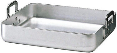 CLASSE ALU PLAQUE À RÔTIR ANSES RIVETÉES 30X24 CM