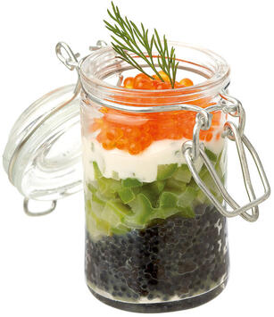 MINI VERRINE RONDE HERMÉTIQUE 25 CL Ø 6,5 CM
