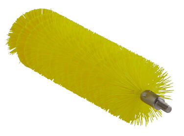 TETE ECOUVILLON POUR TIGE FLEXIBLE 200MM DIAMETRE 40MM FIBRE MEDIUM JAUNE