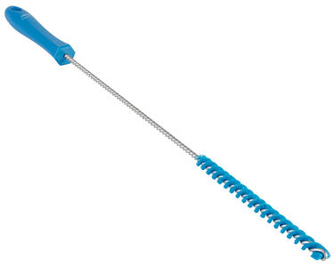 ECOUVILLON ALIMENTAIRE 480MM DIAMETRE 10MM FIBRE DURE BLEU