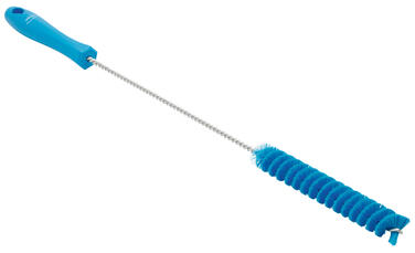 ECOUVILLON ALIMENTAIRE 500MM DIAMETRE 20MM FIBRE DURE BLEU
