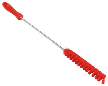 ECOUVILLON ALIMENTAIRE 500MM DIAMETRE 20MM FIBRE DURE ROUGE