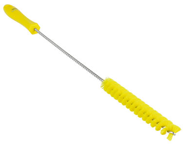 ECOUVILLON ALIMENTAIRE 500MM DIAMETRE 20MM FIBRE DURE JAUNE