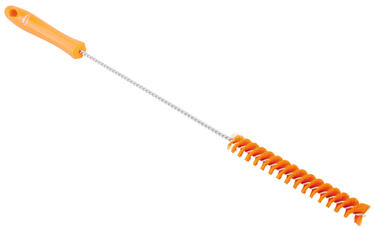 ECOUVILLON ALIMENTAIRE 500MM DIAMETRE 20MM FIBRE DURE ORANGE