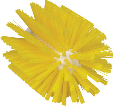 BROSSE CYLINDRIQUE ALIMENTAIRE DIAMETRE 103MM FIBRE MEDIUM JAUNE