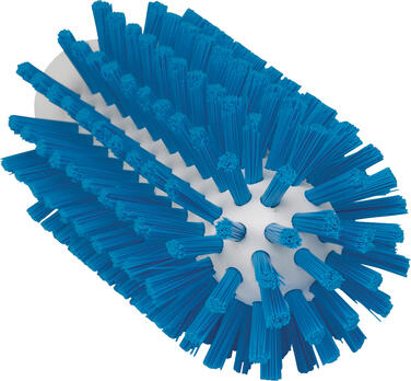BROSSE CYLINDRIQUE ALIMENTAIRE DIAMETRE 63MM FIBRE MEDIUM BLEU