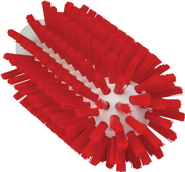 BROSSE CYLINDRIQUE ALIMENTAIRE DIAMETRE 63MM FIBRE MEDIUM ROUGE