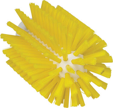 BROSSE CYLINDRIQUE ALIMENTAIRE DIAMETRE 77MM FIBRE MEDIUM JAUNE