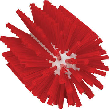 BROSSE CYLINDRIQUE ALIMENTAIRE DIAMETRE 90MM FIBRE MEDIUM ROUGE