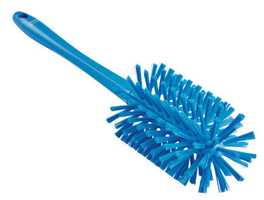 BROSSE CYLINDRIQUE ALIMENTAIRE MANCHE MOULE DIAMETRE 90MM FIBRE MEDIUM/DURE BLEU