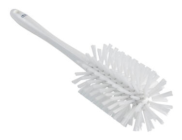 BROSSE CYLINDRIQUE ALIMENTAIRE MANCHE MOULE DIAMETRE 90MM FIBRE MEDIUM/DURE BLANC