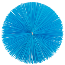 TETE ECOUVILLON POUR TIGE FLEXIBLE 120MM DIAMETRE 140MM FIBRE MEDIUM BLEU