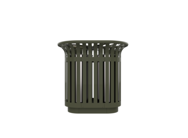 CORBEILLE TULIPE 2X40L A POSER VERT OLIVE