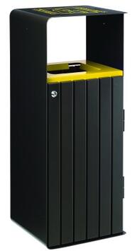 CORBEILLE ARTRI 110L EMBALLAGE JAUNE / GRIS MANGANESE