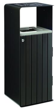 CORBEILLE ARTRI 110L DECHETS COMMUNS GRIS CIMENT / MANGANESE